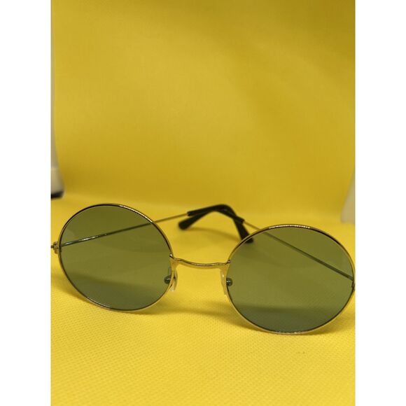 none Accessories - Blue round glasses, John Lennon inspired silver frame